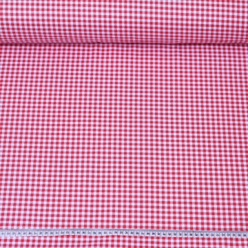 Červeno-bílá kostička (0,5 cm) vzor 706