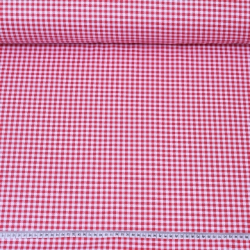 Červeno-bílá kostička (0,5 cm) vzor 706