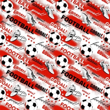 FOOTBALL GOOAL!  na červeném vzor 2174