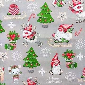 Merry Christmas na sv. šedé vzor 5149